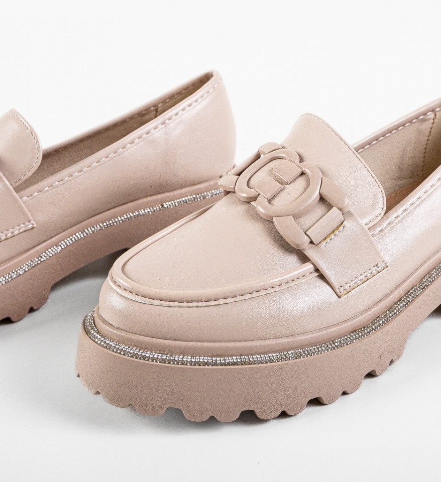 Pantofi Casual Layton Bej - Img 3