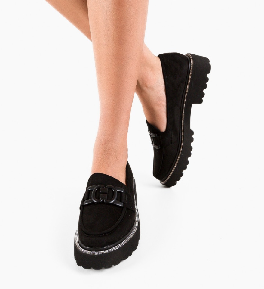 Pantofi Casual Layton Negri - Img 7