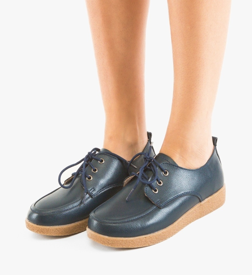 Pantofi Casual Maye Bleumarin - Img 5