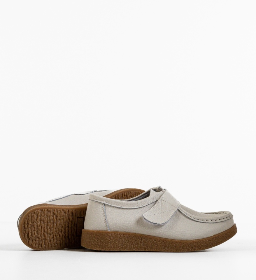 Pantofi Casual Monta Alb - Img 2