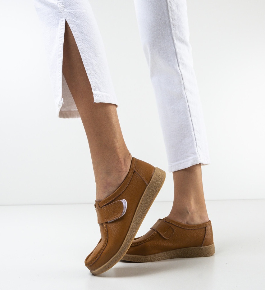 Pantofi Casual Monta Camel - Img 8