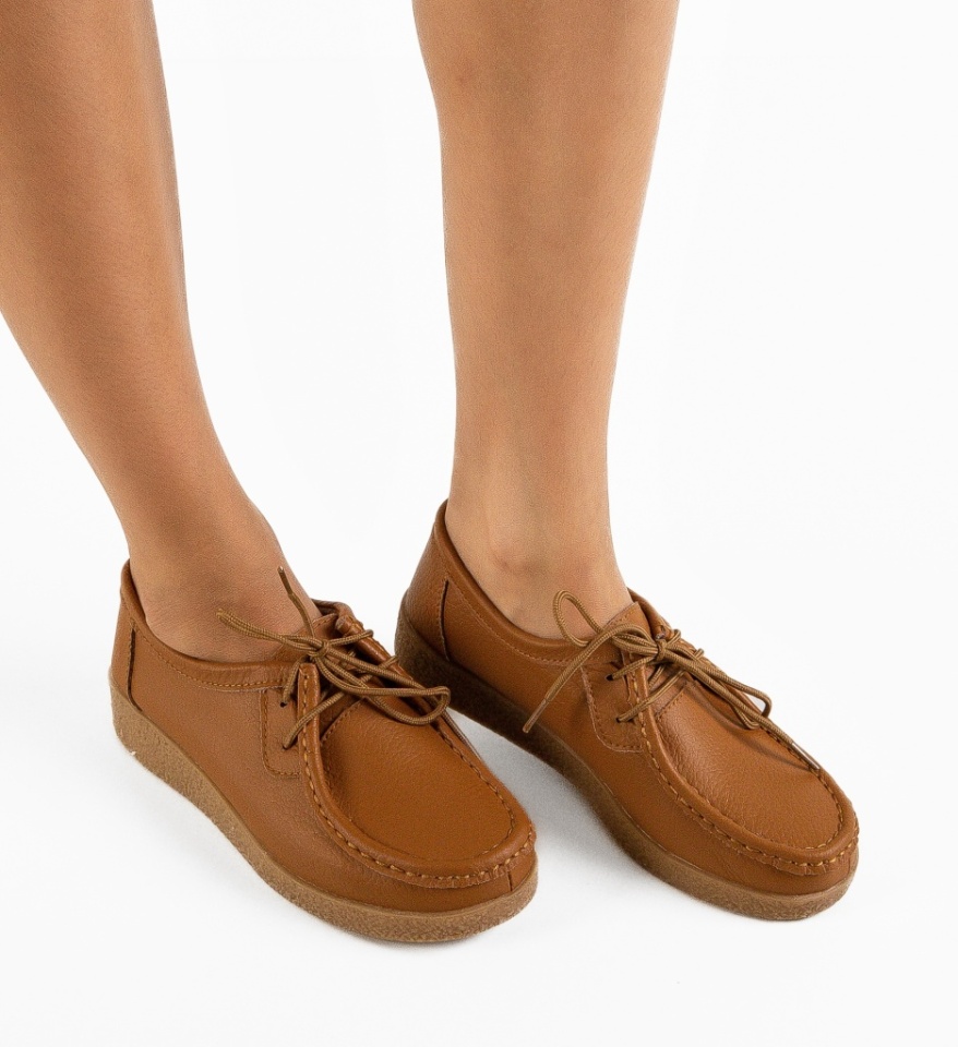 Pantofi Casual Neca Camel - Img 13