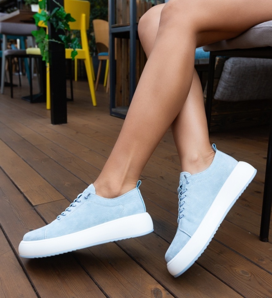 Pantofi Casual Neyn Albastri - Img 2