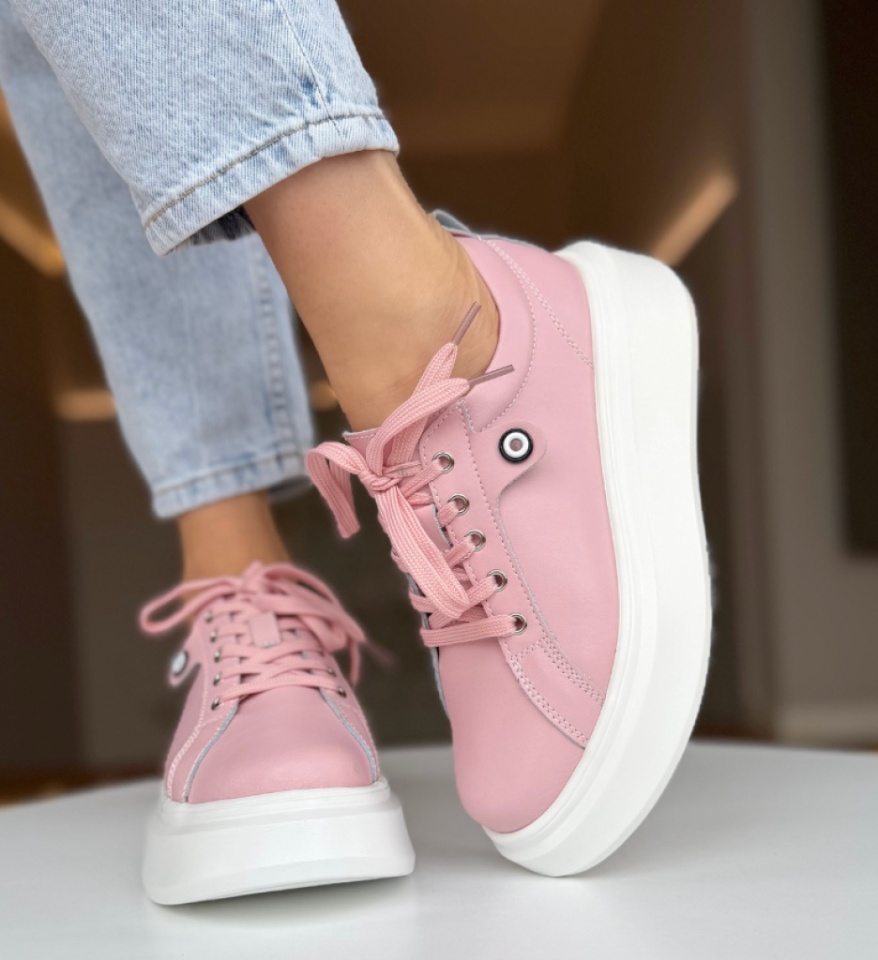 Pantofi Casual Nuandre Roz - Img 14