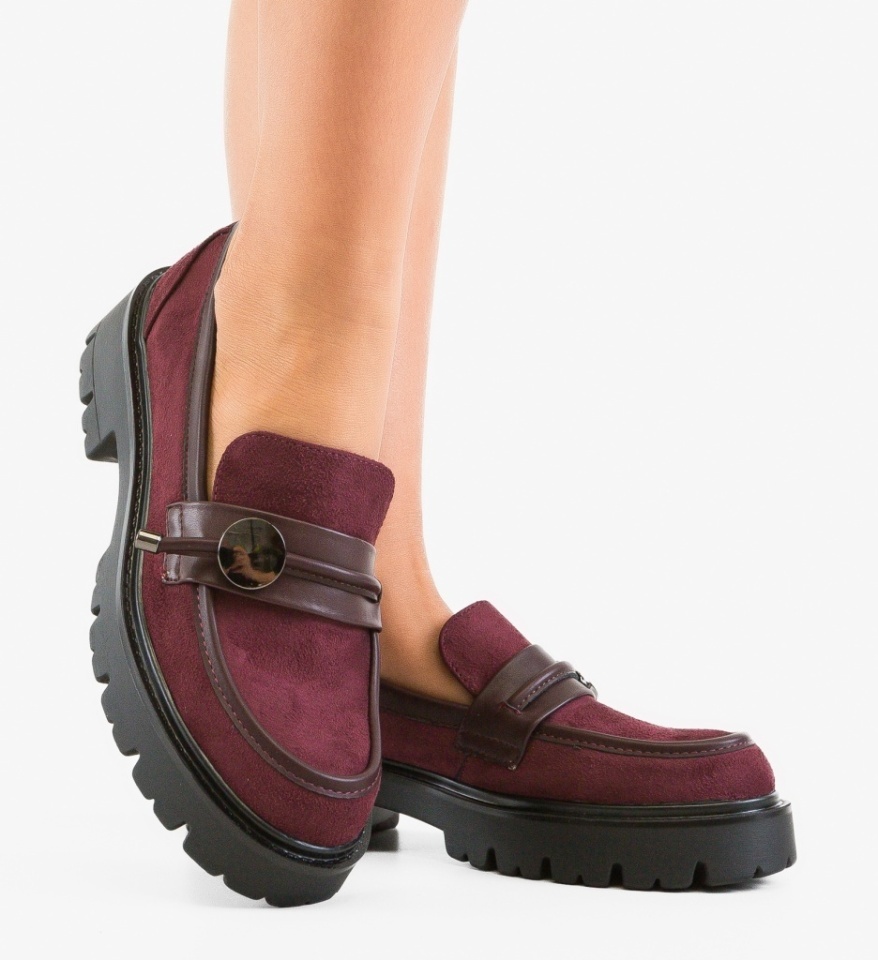 Pantofi Casual Nuritona Grena - Img 5