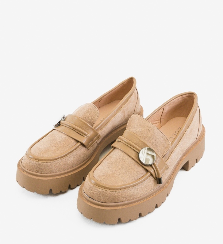 Pantofi Casual Nuritona Khaki - Img 3