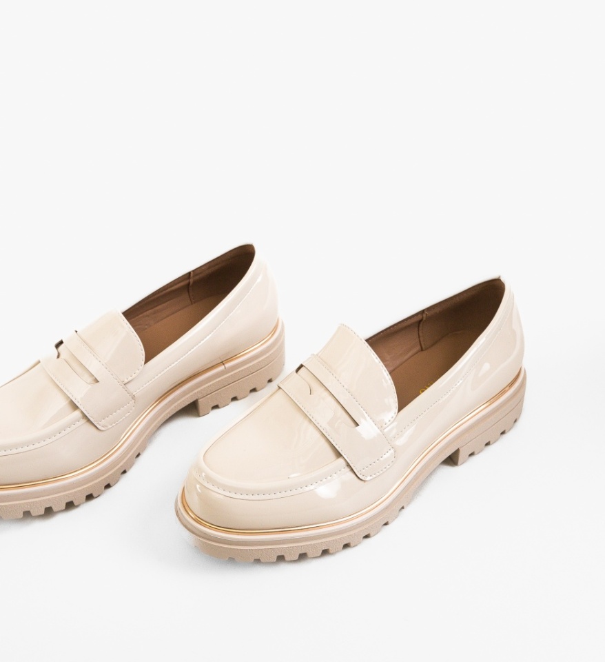 Pantofi Casual Oliwier Bej - Img 2