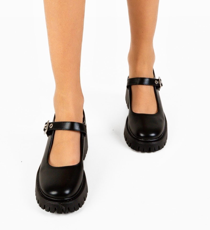 Pantofi Casual Pleun Negri - Img 6