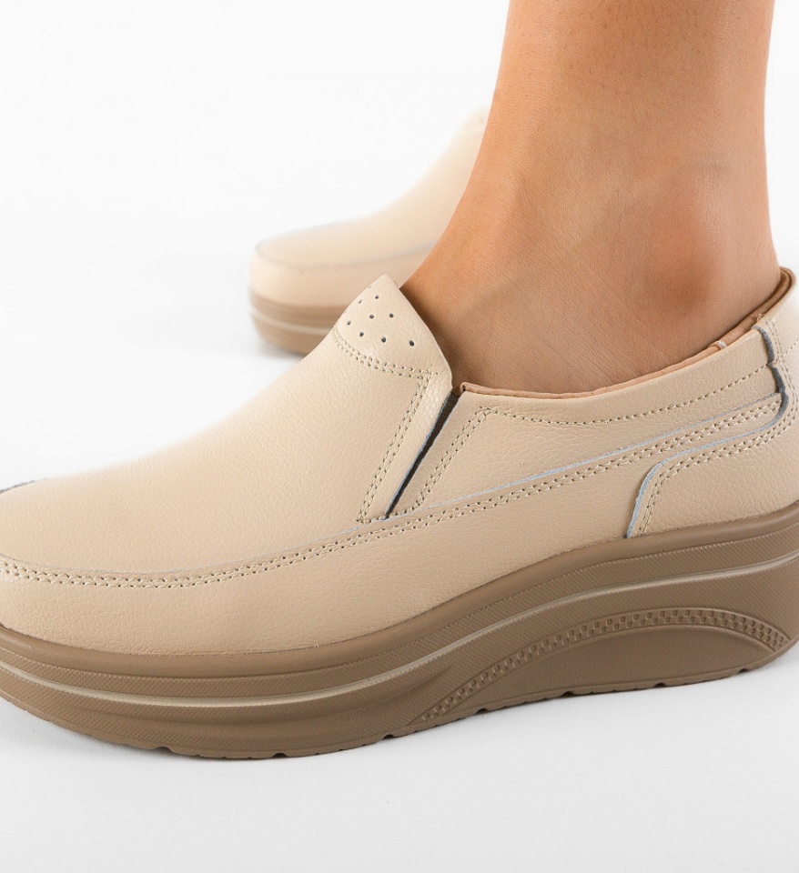 Pantofi Casual Rankin Bej 2 - Img 5