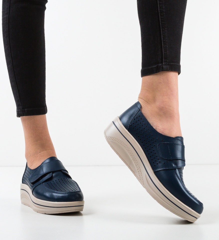 Pantofi Casual Rezolito Bleumarin - Img 11