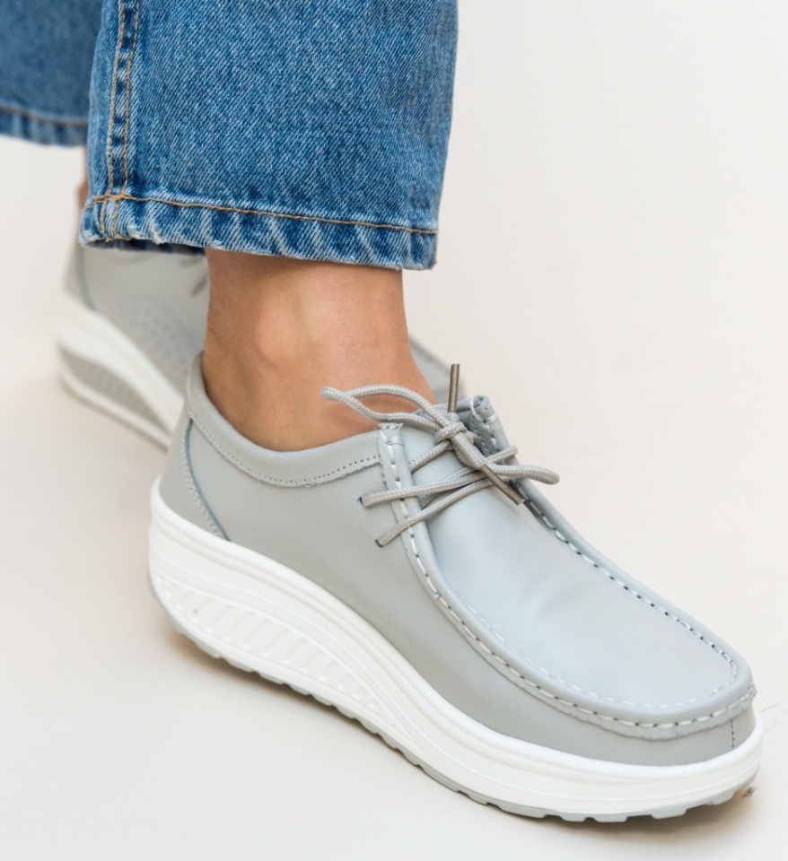 Pantofi Casual Roly Gri - Img 11