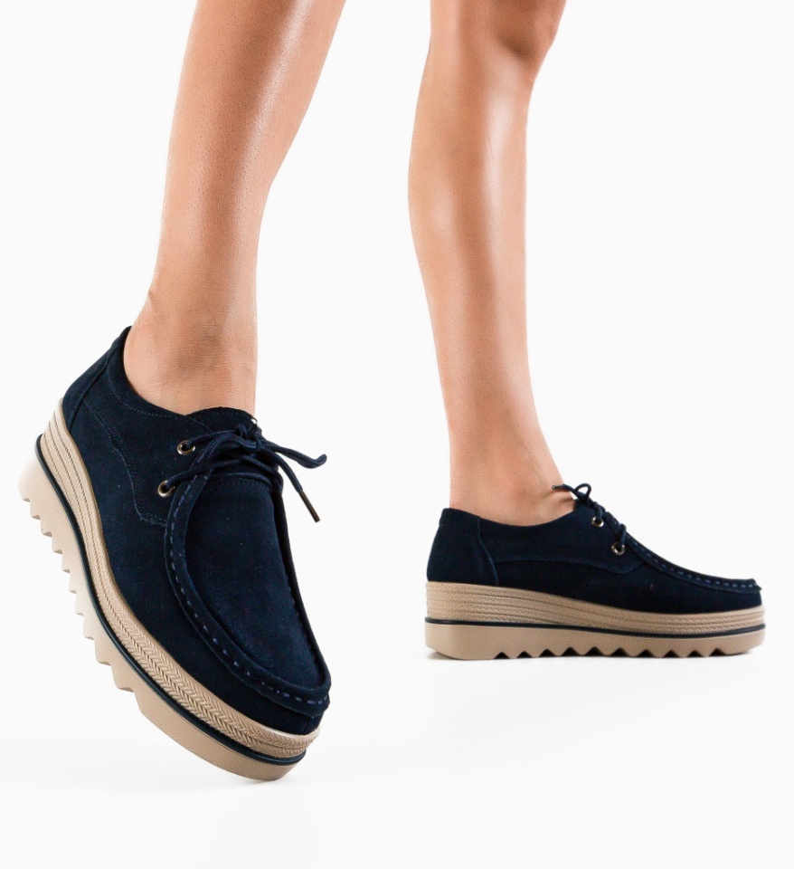 Pantofi Casual Sagrio Bleumarin - Img 6