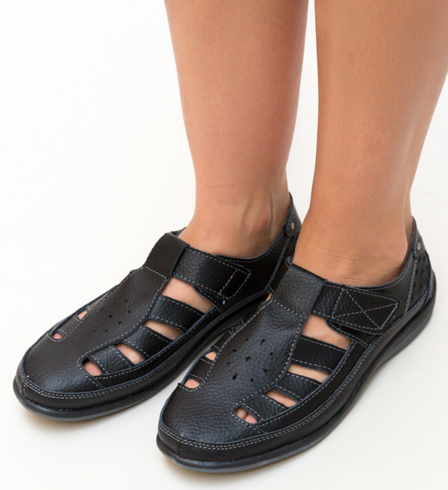 Pantofi Casual Saptes Negri - Img 2