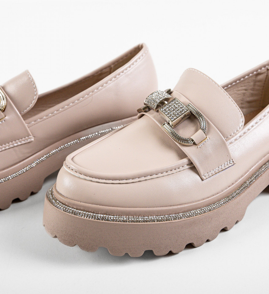 Pantofi Casual Saul Bej - Img 2