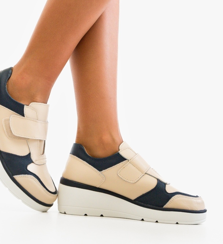 Pantofi Casual Seldon Bej - Img 5