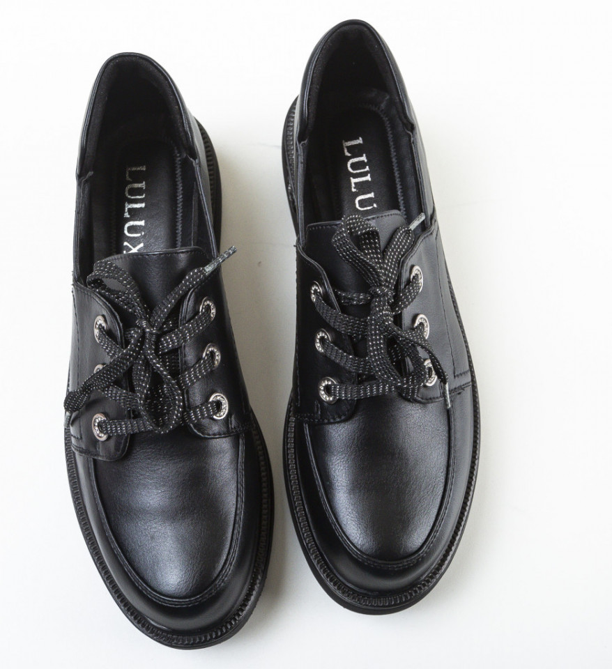 Pantofi Casual Smeco Negri - Img 2