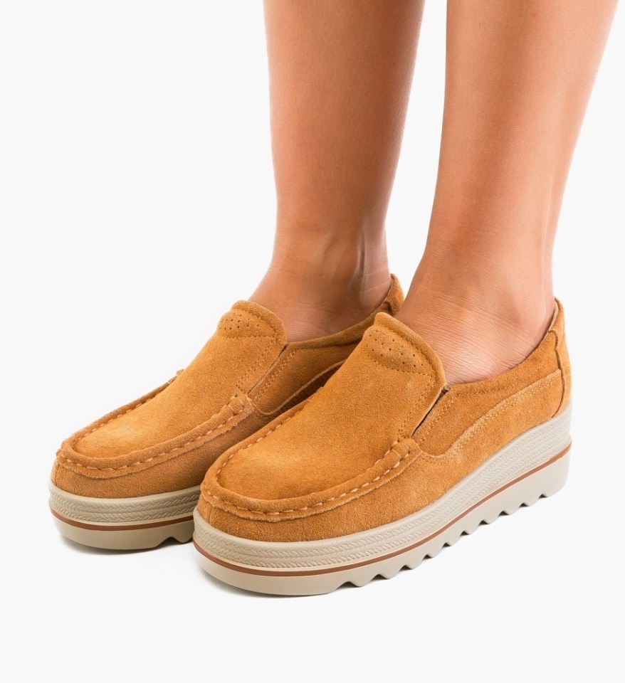 Pantofi Casual Smirno Camel 2 - Img 5