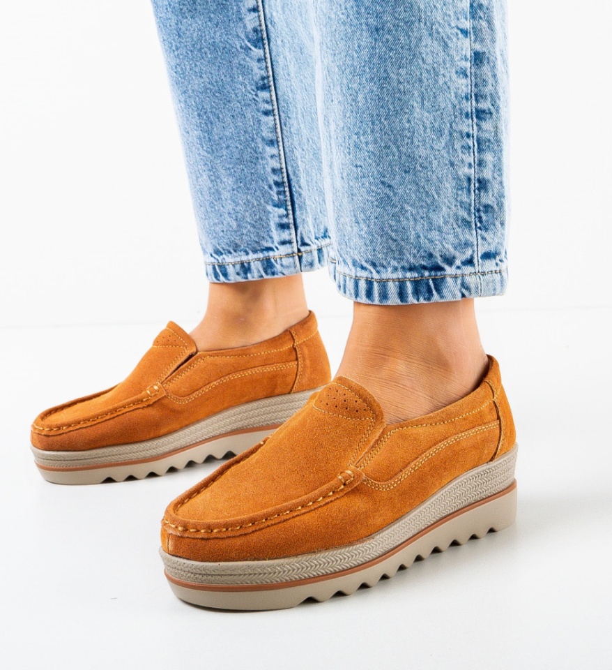 Pantofi Casual Smirno Camel - Img 4