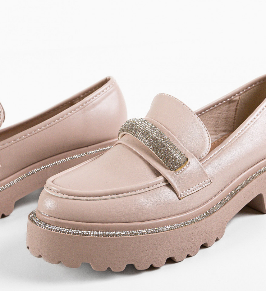 Pantofi Casual Smith Bej - Img 2