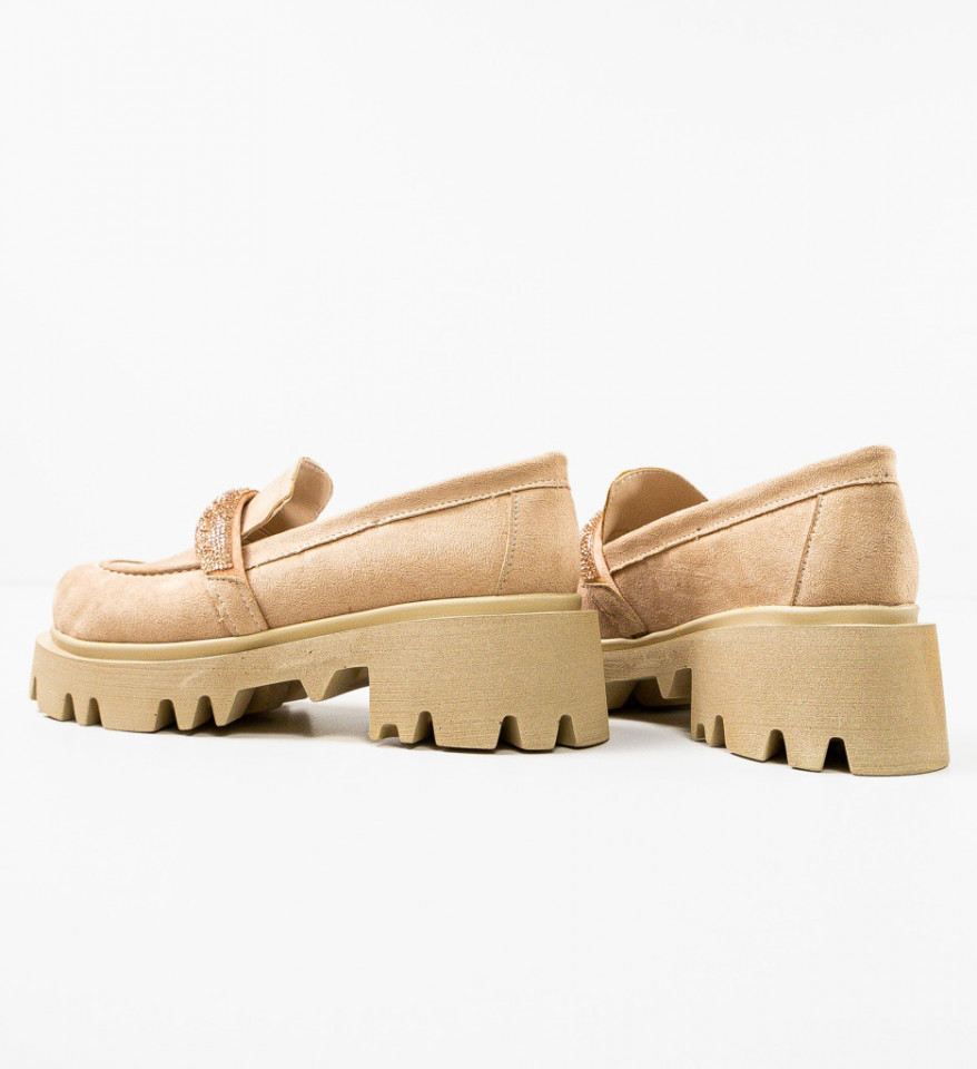 Pantofi Casual Spikez Bej - Img 2