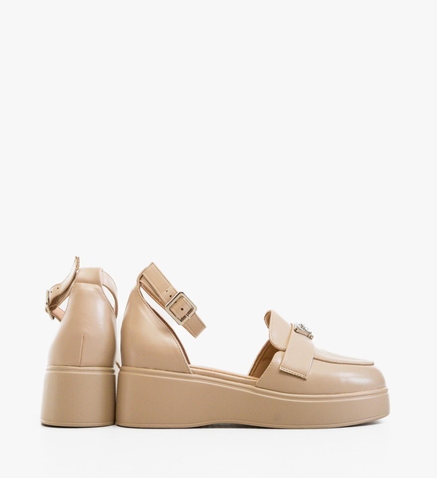 Pantofi casual Terfly Bej - Img 5