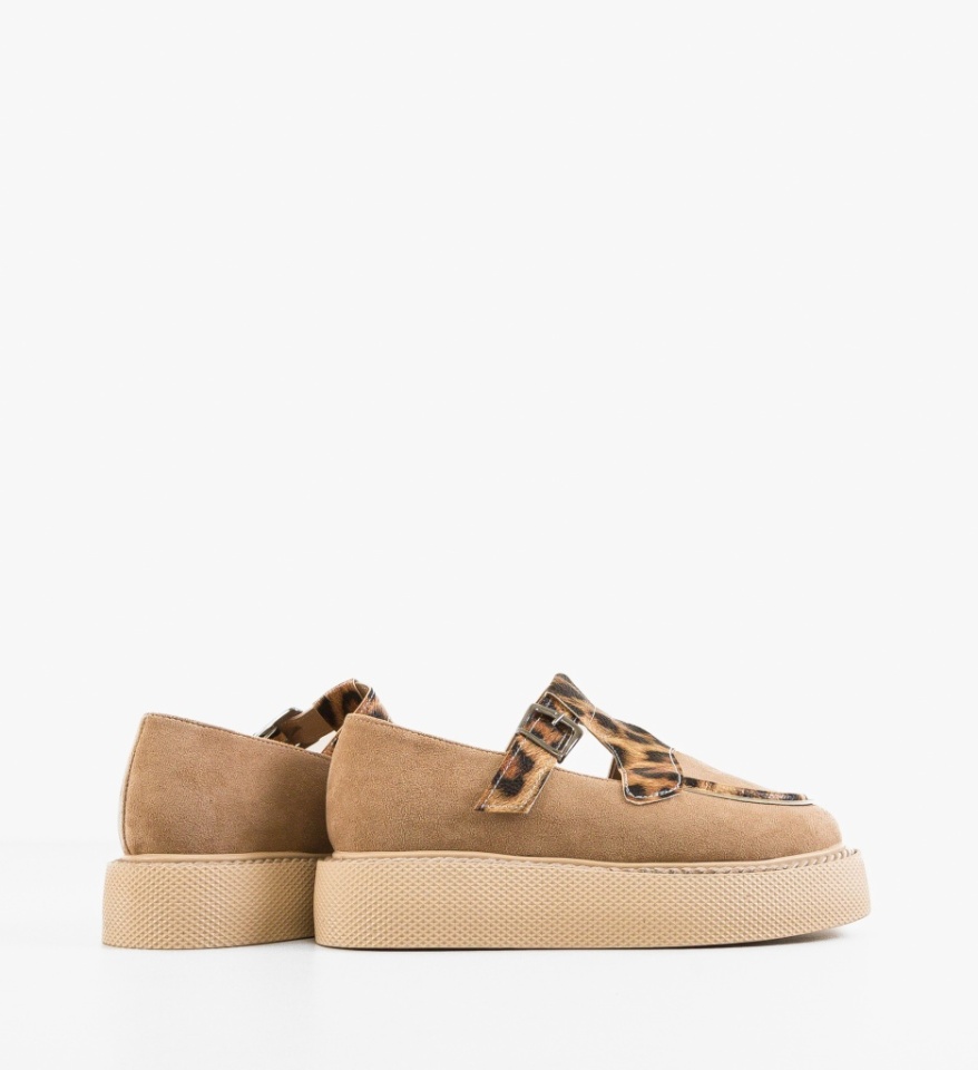 Pantofi Casual Teylar Bej - Img 5