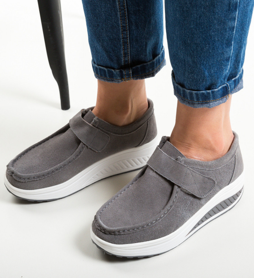 Pantofi Casual Tinna Gri