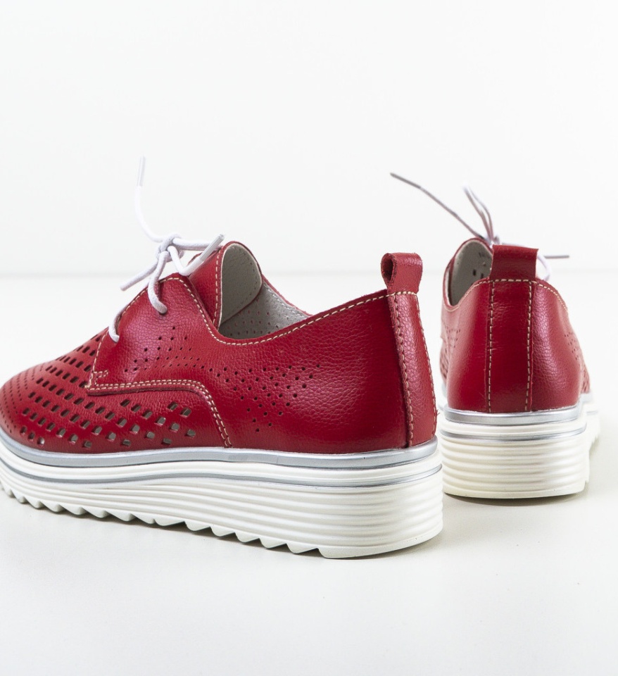 Pantofi Casual Tone Rosii - Img 11