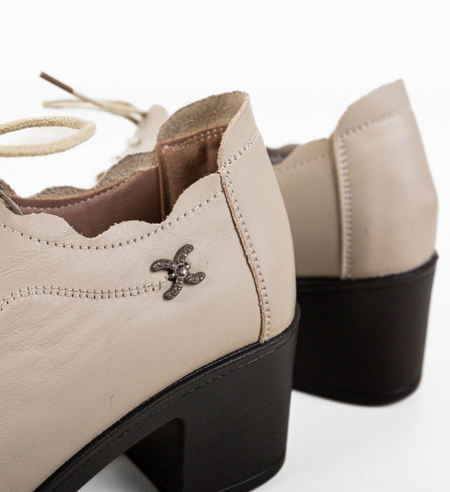 Pantofi Casual Tyborc Bej - Img 4