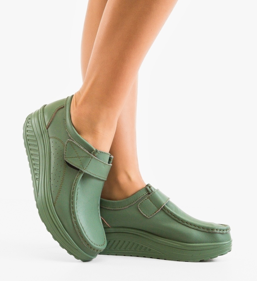 Pantofi Casual Utre Verzi - Img 2