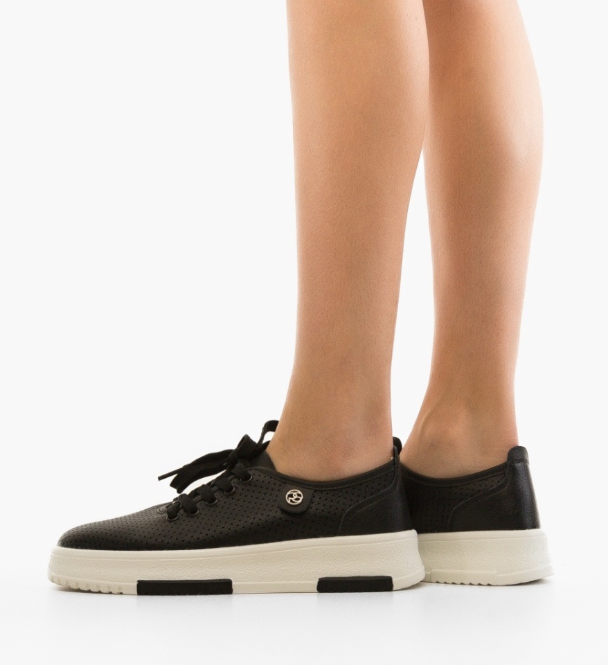 Pantofi Casual Ygrysha Negri - Img 3