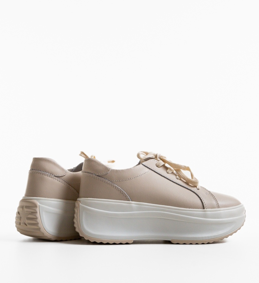 Pantofi Casual Yrna Bej - Img 2