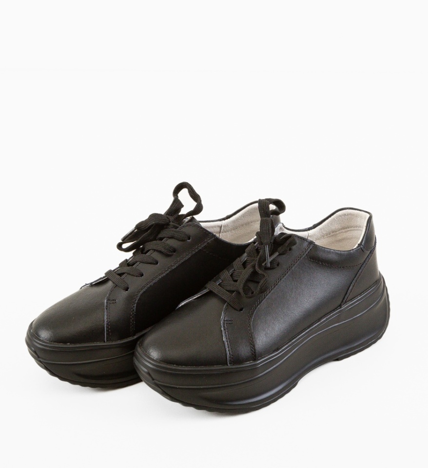 Pantofi Casual Yrna Negri - Img 3