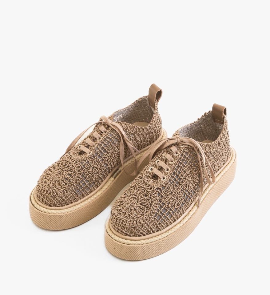 Pantofi Casual Ystory Khaki 2 - Img 2