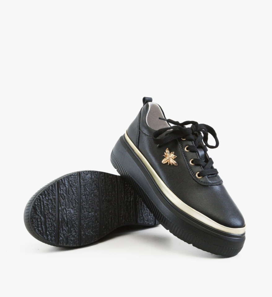 Pantofi Casual Zumzy Negri - Img 5