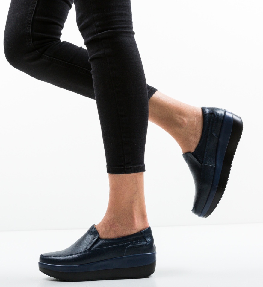 Pantofi Casul Freeman Bleumarin - Img 10