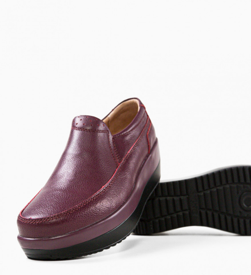 Pantofi Casul Freeman Grena - Img 3