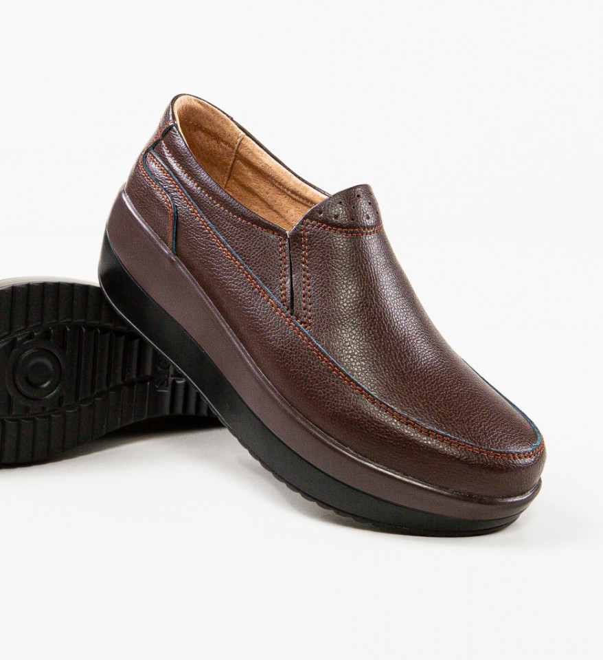 Pantofi Casul Freeman Maro - Img 2