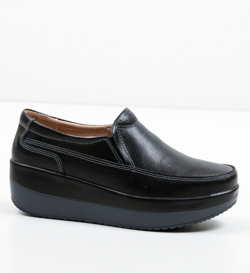 Pantofi Casul Freeman Negri