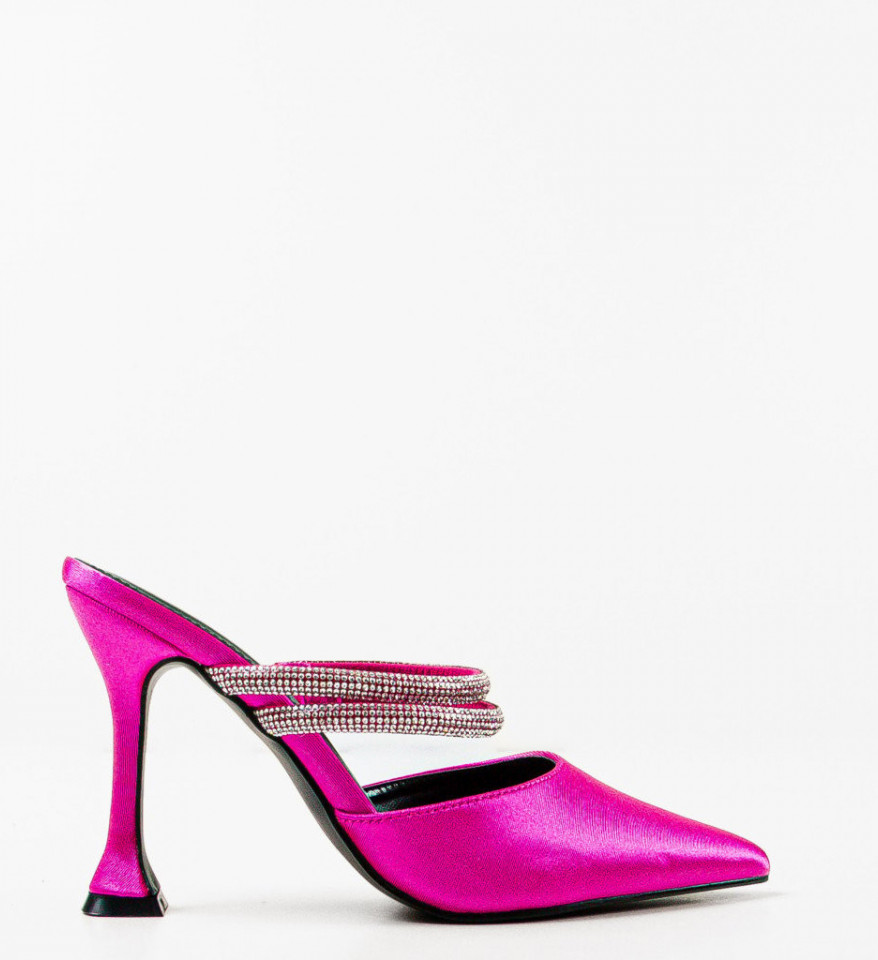 Pantofi cu toc Manyla Fuchsia - Img 3