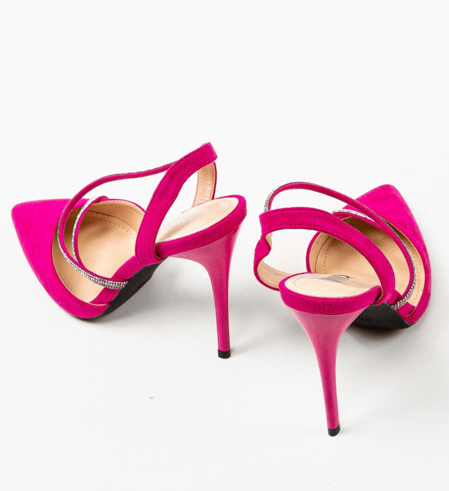 Pantofi cu toc Tuay Fuchsia - Img 4