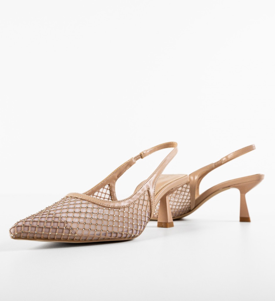 Pantofi dama Albedo Nude - Img 6
