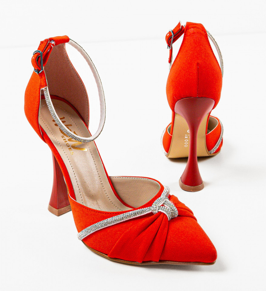 Pantofi dama Ampyl Rosii - Img 3
