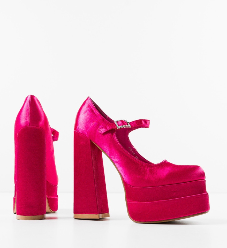Pantofi dama Appro Fuchsia - Img 11
