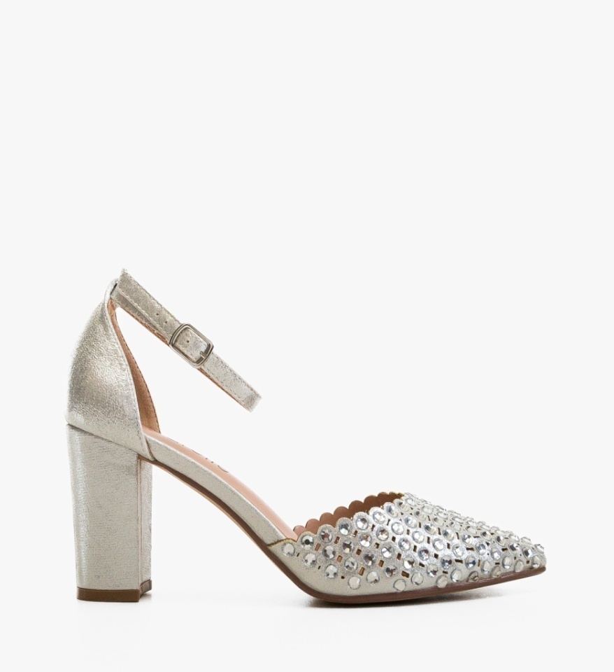 Pantofi dama Bampir Argintii - Img 3
