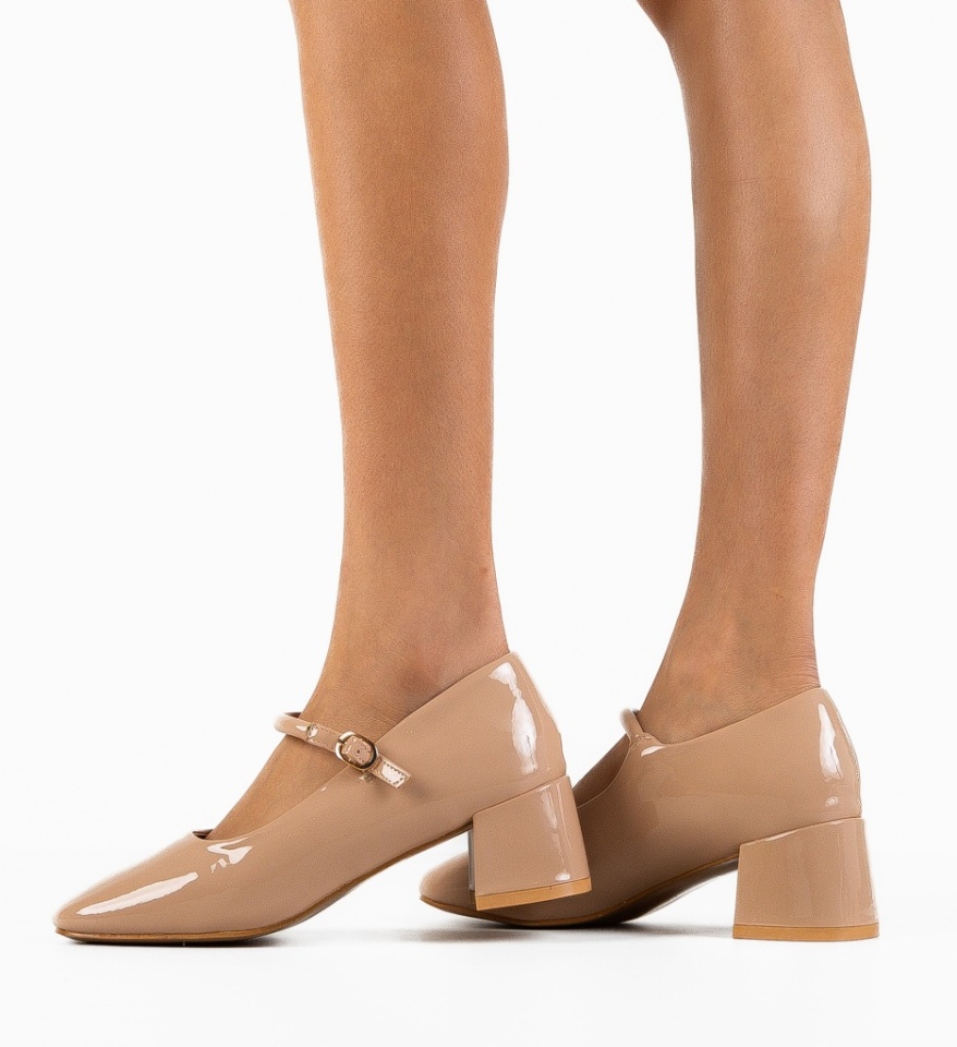 Pantofi dama Bebewa Bej - Img 4