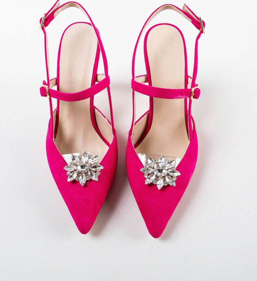 Pantofi dama Bilfox Fuchsia - Img 3