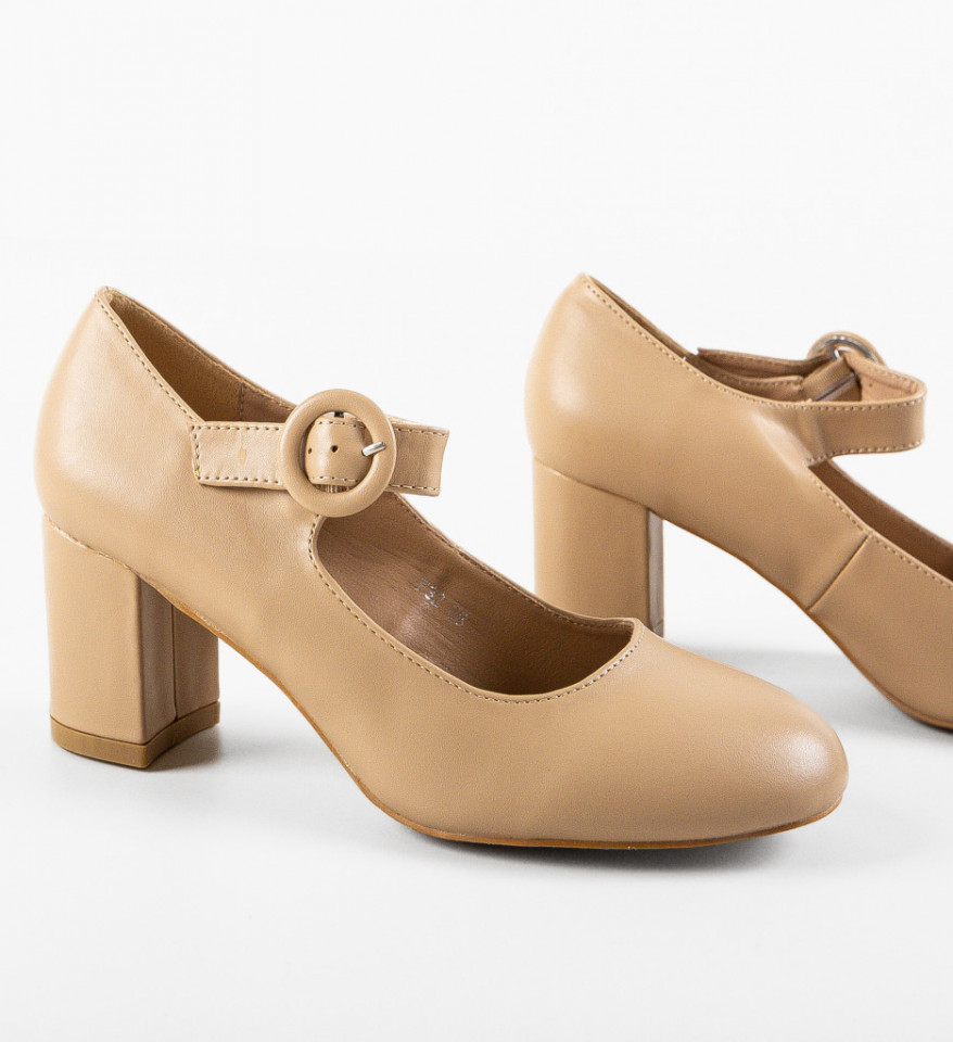Pantofi dama Burton Bej - Img 4