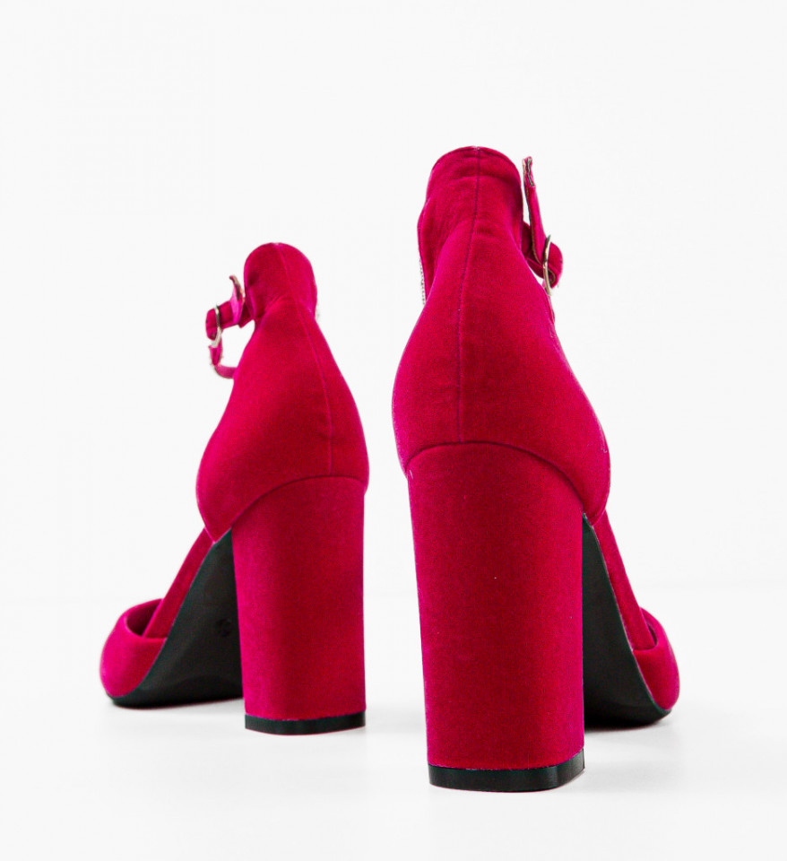 Pantofi dama Chuks Fuchsia - Img 4