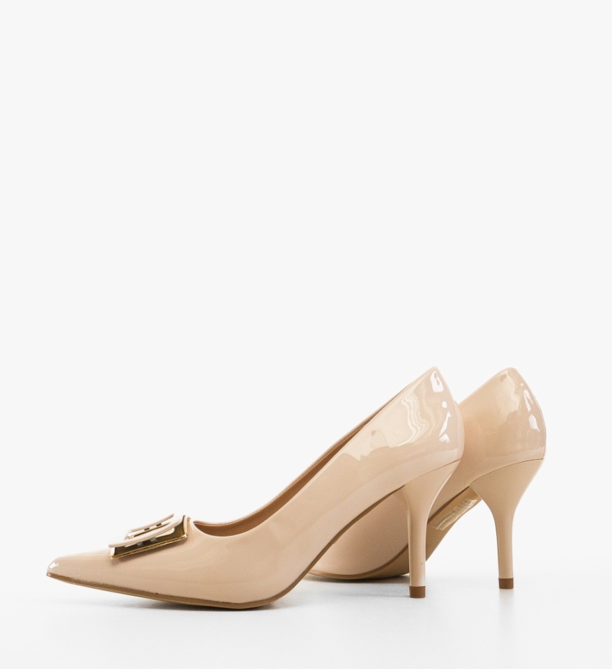 Pantofi dama Elmar Bej - Img 2